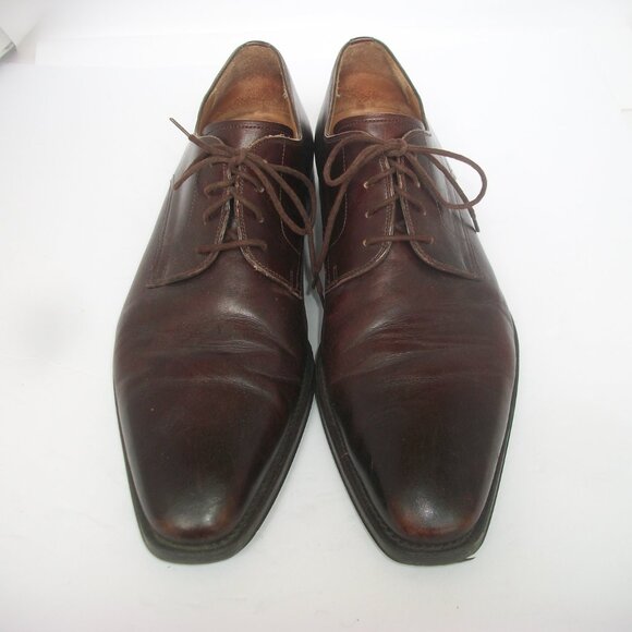 Magnanni Melo Simple Dark Brown Leather Lace-Up Oxfords/Derby Shoes main image 4
